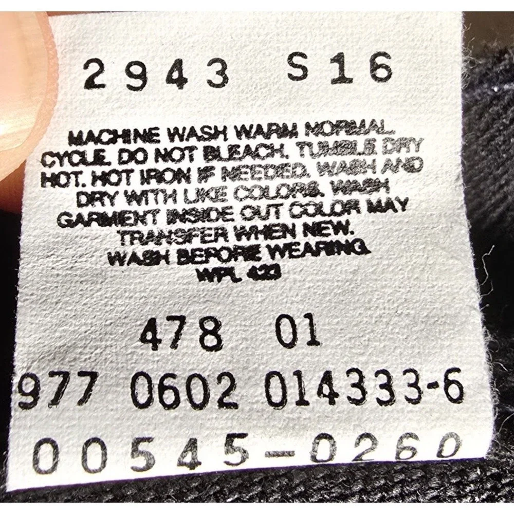 Y2K Levis 545 Baggy Fit Black Jeans Mens 42x34 Vntg Style Distressed Denim 967